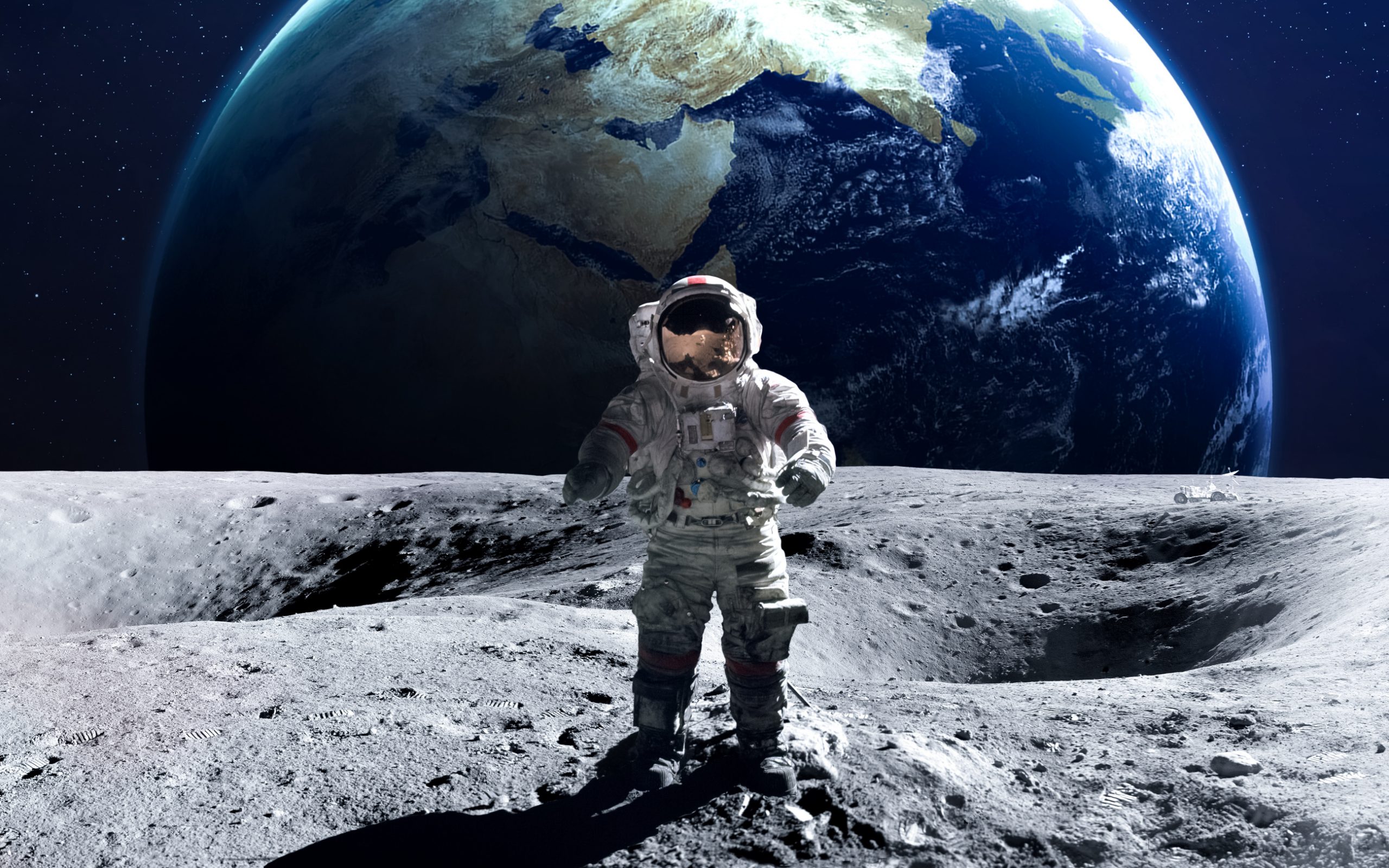 Astronaut on Moon